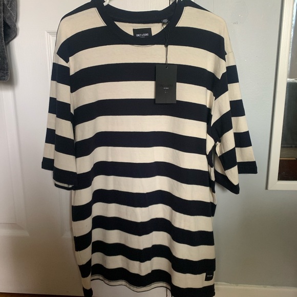 Onsbona reg ss sweat stripped T-shirt Only & Sons - Picture 1 of 4